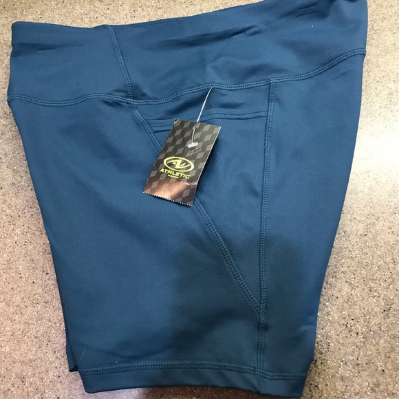 🆕 Athletic Works 5” Bike Shorts, Gem Slate - Picture 6 of 6